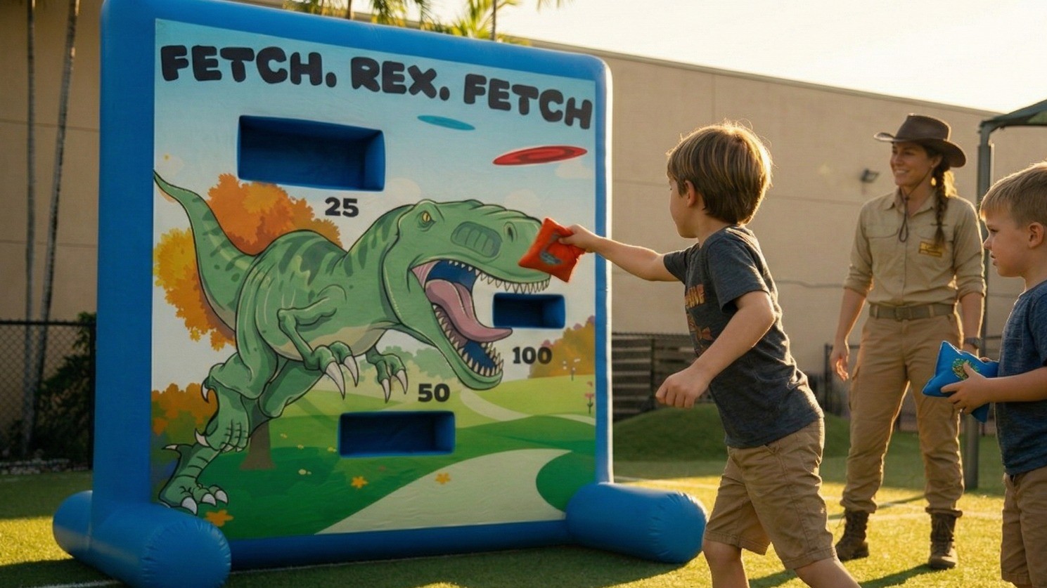 Dino Inflatable Target Game